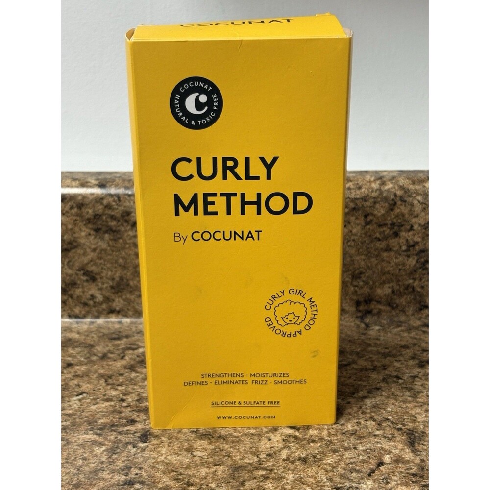 Curly Method By Cocunat Curl Enhancing Strengthening 2 Steps For Perfect Curls